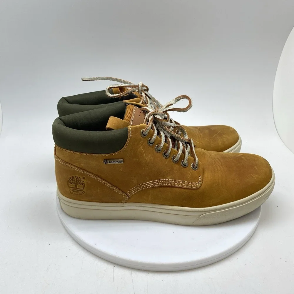 Timberland Boots Mens 9 Adventure 2.0 Cupsole GTX Chukka Brown Leather Lace Up